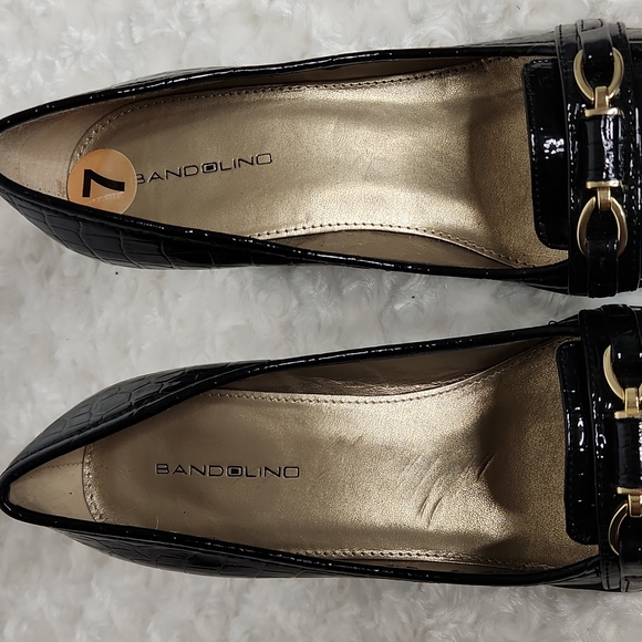 Bandalino Patten Leather Aligator Embossed Heels - Picture 10 of 16